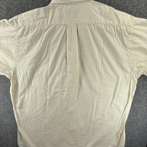 Gitman Bros Oxford Button-Down TTX USA Cotton 16 33 Pinpoint Yellow Pocket Men - Picture 14 of 16